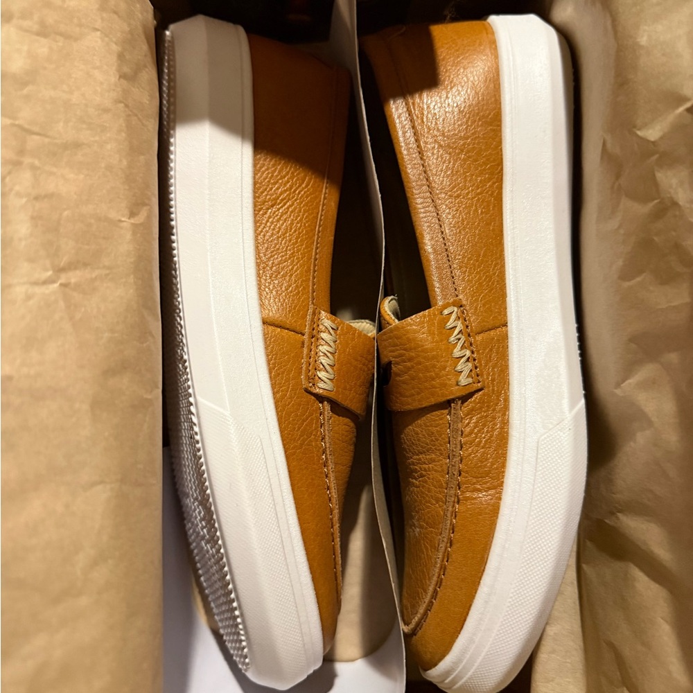 New in Box Patina Portland Leather Boardwalk Penny Loafer Dune 8 - Picture 5 of 6